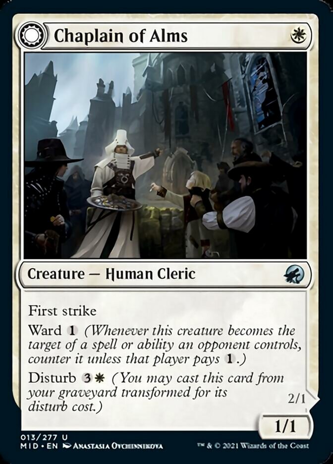 Chaplain of Alms // Chapel Shieldgeist [Innistrad: Midnight Hunt] | Lots Moore NSW