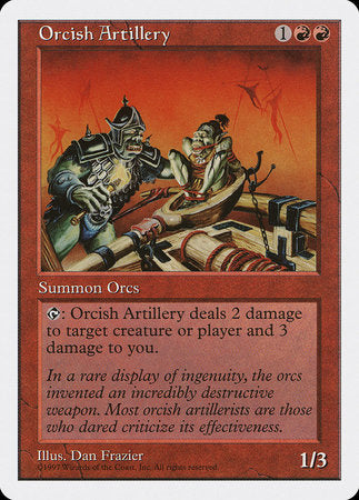 Orcish Artillery [Fifth Edition] | Lots Moore NSW