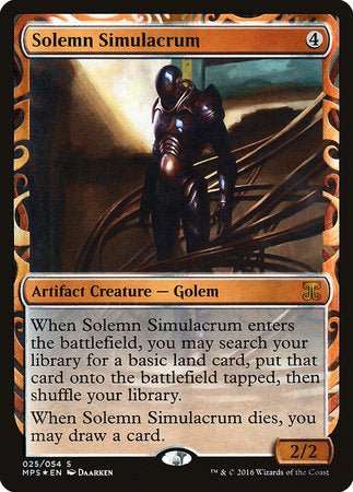 Solemn Simulacrum [Kaladesh Inventions] | Lots Moore NSW