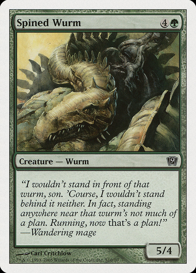 Spined Wurm [Ninth Edition] | Lots Moore NSW