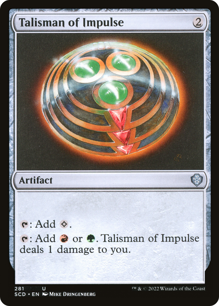 Talisman of Impulse [Starter Commander Decks] | Lots Moore NSW