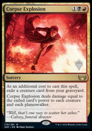 Corpse Explosion (Promo Pack) [Streets of New Capenna Promos] | Lots Moore NSW