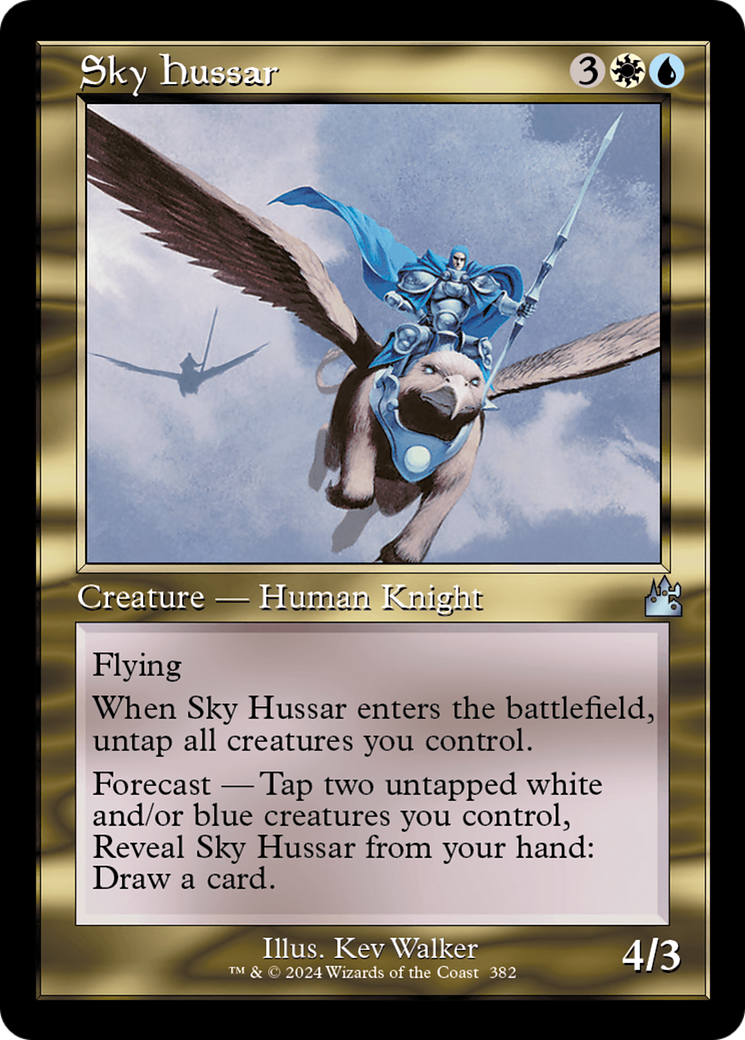 Sky Hussar (Retro Frame) [Ravnica Remastered] | Lots Moore NSW