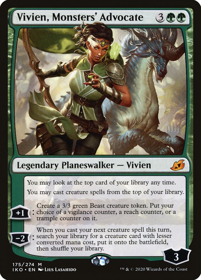 Vivien, Monsters' Advocate (Promo Pack) [Ikoria: Lair of Behemoths Promos] | Lots Moore NSW