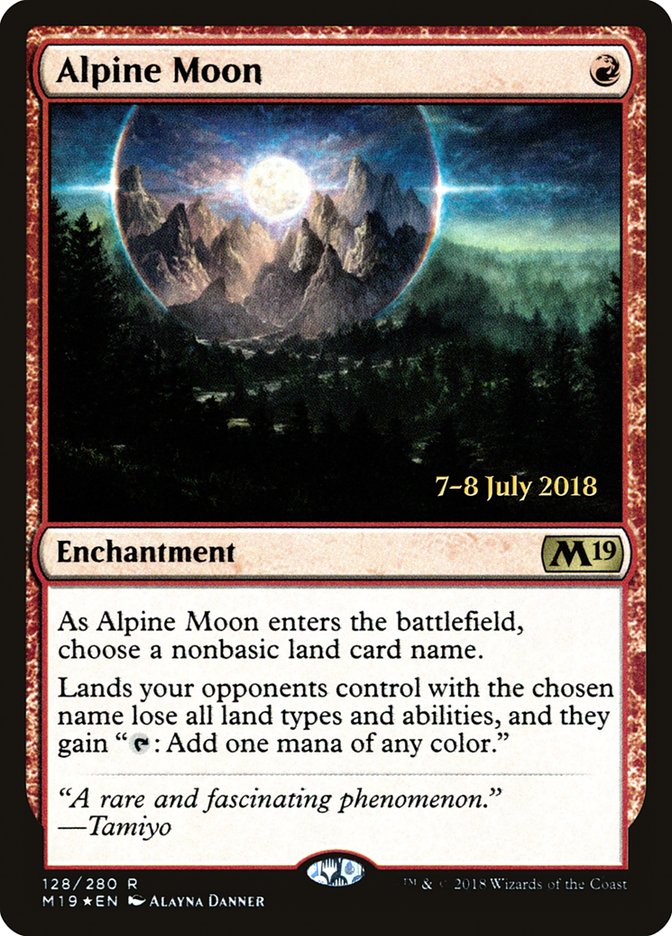 Alpine Moon  [Core Set 2019 Prerelease Promos] | Lots Moore NSW