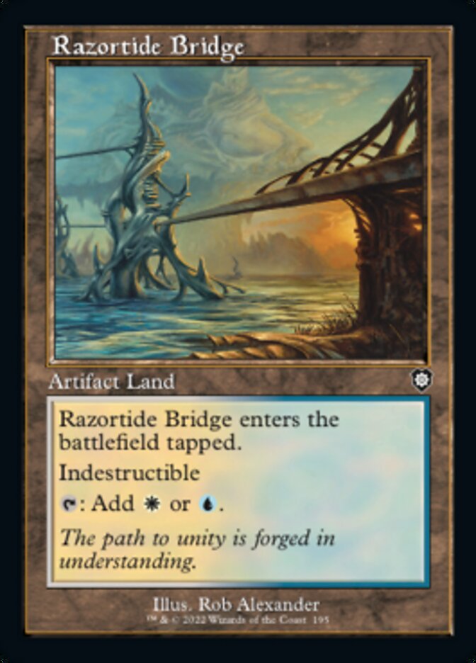 Razortide Bridge (Retro) [The Brothers' War Commander] | Lots Moore NSW