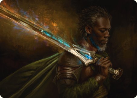 Anduril, Flame of the West Art Card [The Lord of the Rings: Tales of Middle-earth Art Series] | Lots Moore NSW