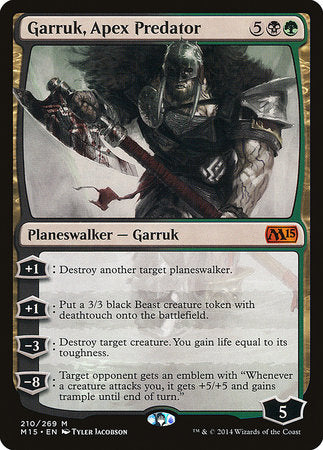 Garruk, Apex Predator [Magic 2015] | Lots Moore NSW