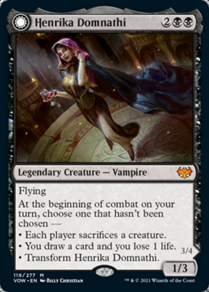 Henrika Domnathi // Henrika, Infernal Seer [Innistrad: Crimson Vow] | Lots Moore NSW