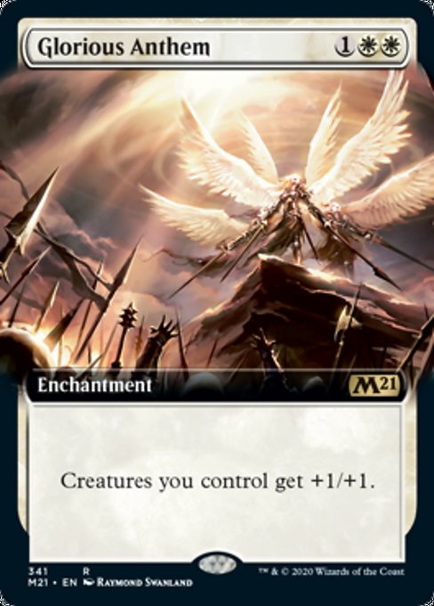Glorious Anthem (Extended Art) [Core Set 2021] | Lots Moore NSW