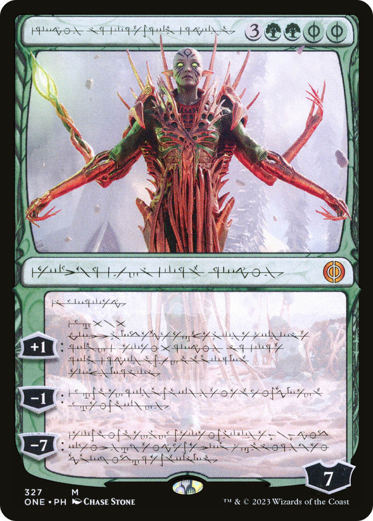 Nissa, Ascended Animist (Phyrexian) [Phyrexia: All Will Be One] | Lots Moore NSW