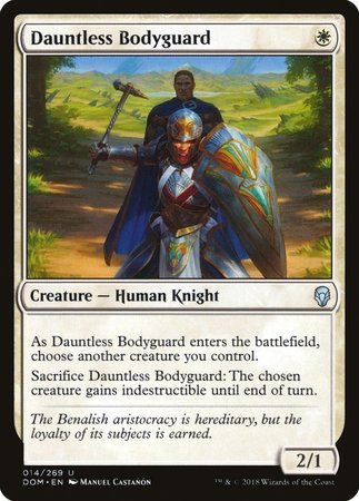Dauntless Bodyguard [Dominaria] | Lots Moore NSW