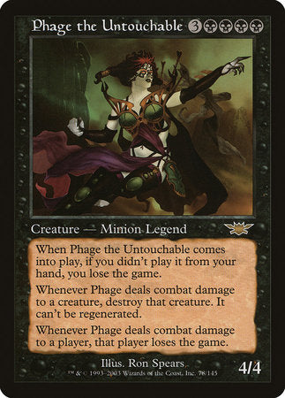 Phage the Untouchable [Legions] | Lots Moore NSW