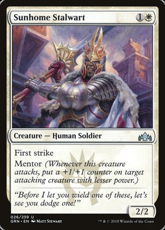 Sunhome Stalwart [Guilds of Ravnica] | Lots Moore NSW