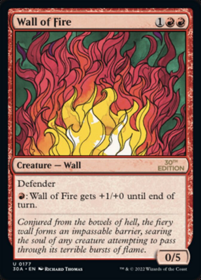 Wall of Fire [30th Anniversary Edition] | Lots Moore NSW