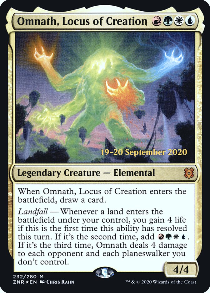 Omnath, Locus of Creation  [Zendikar Rising Prerelease Promos] | Lots Moore NSW