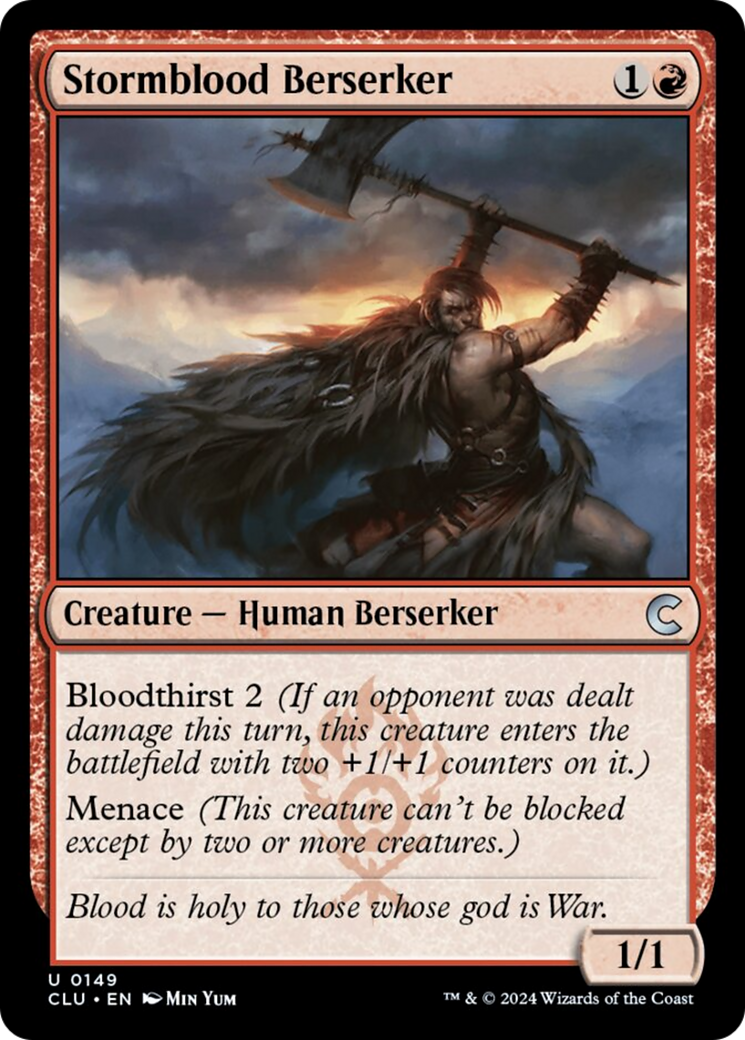 Stormblood Berserker [Ravnica: Clue Edition] | Lots Moore NSW