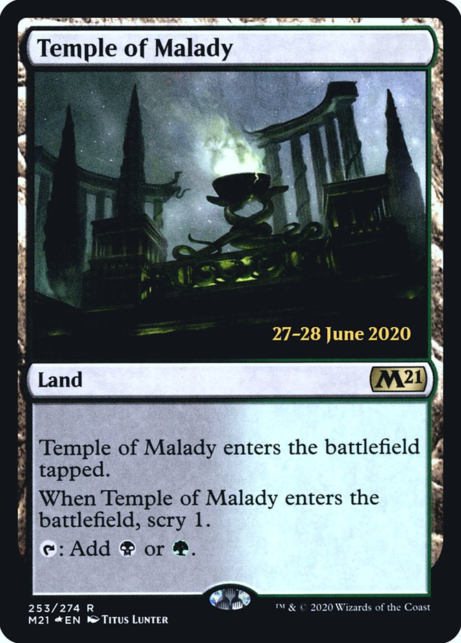 Temple of Malady  [Core Set 2021 Prerelease Promos] | Lots Moore NSW