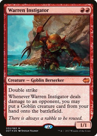 Warren Instigator [Duel Decks: Merfolk vs. Goblins] | Lots Moore NSW