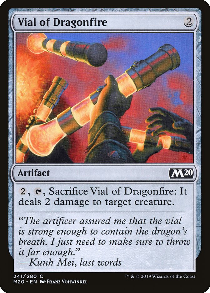 Vial of Dragonfire [Core Set 2020] | Lots Moore NSW