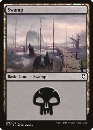 Swamp (298) [Commander Anthology Volume II] | Lots Moore NSW