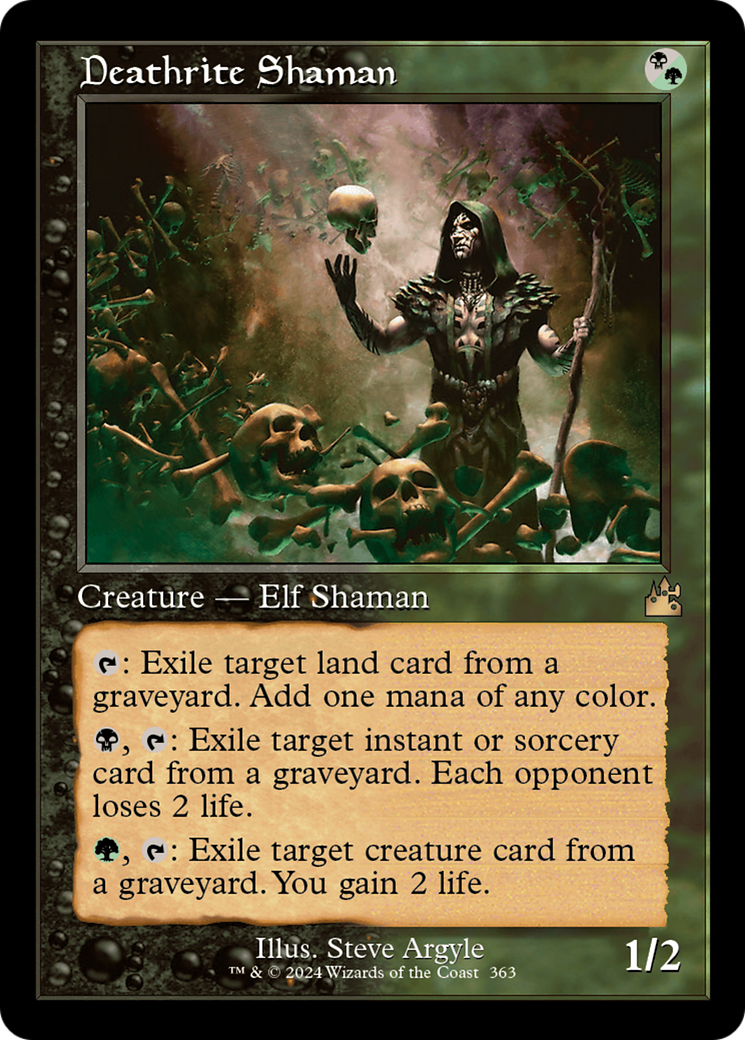 Deathrite Shaman (Retro Frame) [Ravnica Remastered] | Lots Moore NSW