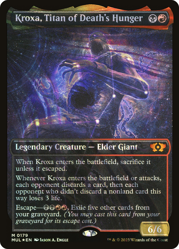 Kroxa, Titan of Death's Hunger (Halo Foil) [Multiverse Legends] | Lots Moore NSW