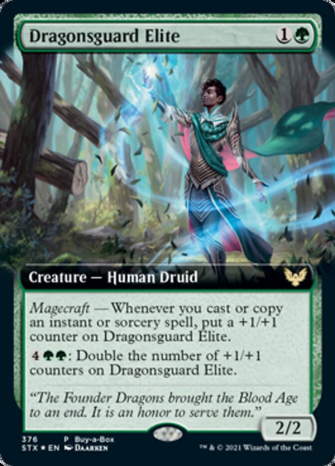 Dragonsguard Elite (Buy-A-Box) [Strixhaven: School of Mages Promos] | Lots Moore NSW