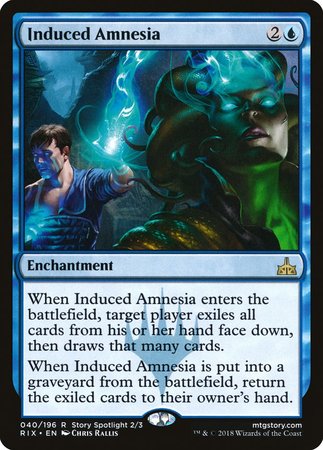 Induced Amnesia [Rivals of Ixalan] | Lots Moore NSW