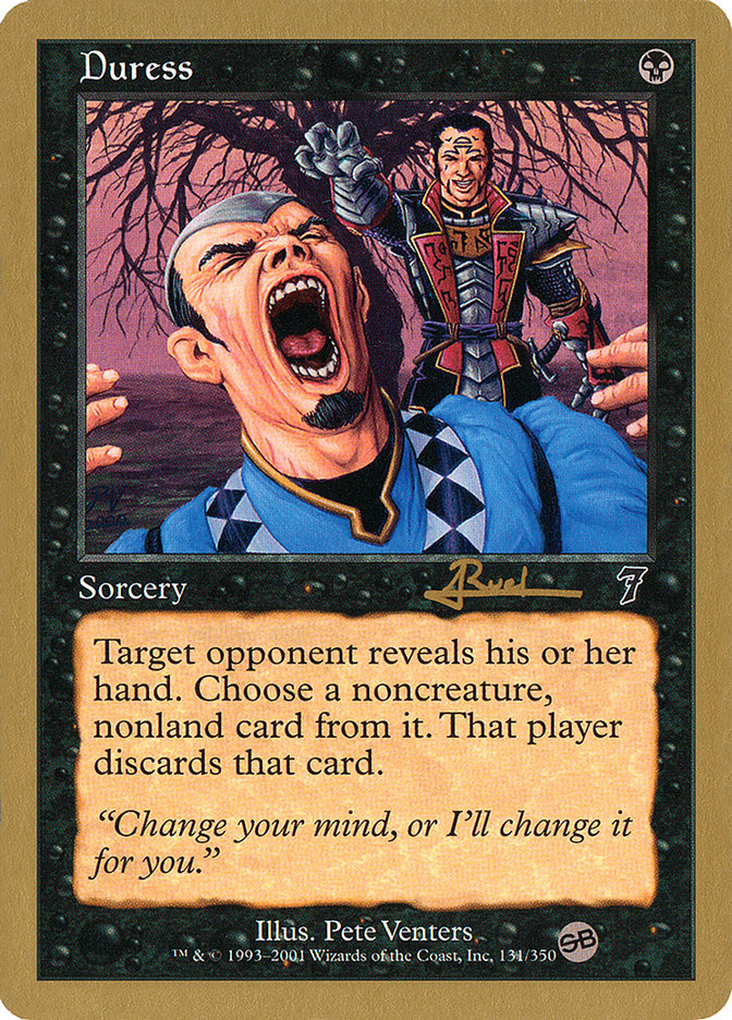 Duress (Antoine Ruel) (SB) [World Championship Decks 2001] | Lots Moore NSW
