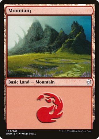 Mountain (265) [Dominaria] | Lots Moore NSW