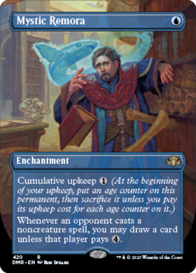 Mystic Remora (Borderless Alternate Art) [Dominaria Remastered] | Lots Moore NSW