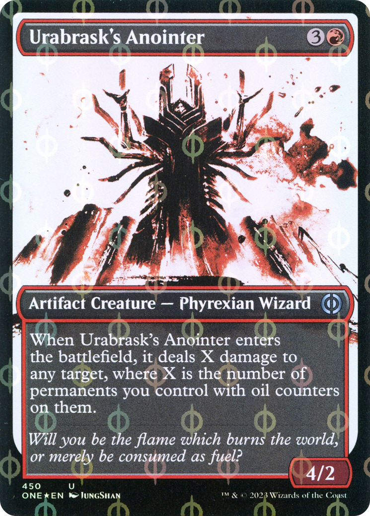 Urabrask's Anointer (Showcase Ichor Step-and-Compleat Foil) [Phyrexia: All Will Be One] | Lots Moore NSW