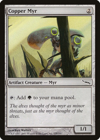 Copper Myr [Mirrodin] | Lots Moore NSW