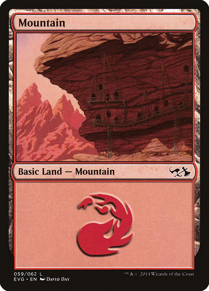 Mountain (59) (Elves vs. Goblins) [Duel Decks Anthology] | Lots Moore NSW