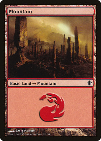 Mountain (351) [Commander 2013] | Lots Moore NSW