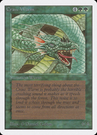 Craw Wurm [Unlimited Edition] | Lots Moore NSW