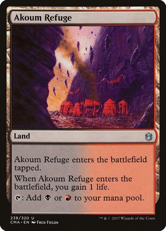 Akoum Refuge [Commander Anthology] | Lots Moore NSW