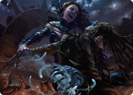 Olivia's Midnight Ambush Art Card [Innistrad: Midnight Hunt Art Series] | Lots Moore NSW