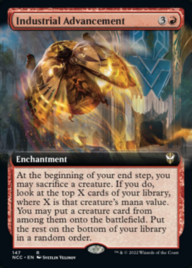 Industrial Advancement (Extended Art) [Streets of New Capenna Commander] | Lots Moore NSW