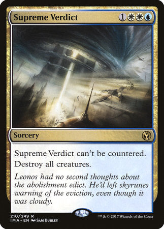 Supreme Verdict [Iconic Masters] | Lots Moore NSW