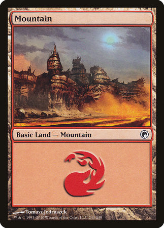 Mountain (243) [Scars of Mirrodin] | Lots Moore NSW