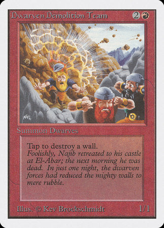 Dwarven Demolition Team [Unlimited Edition] | Lots Moore NSW