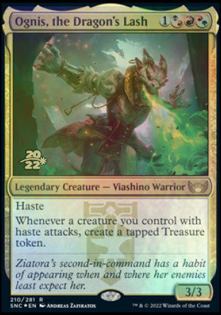 Ognis, the Dragon's Lash [Streets of New Capenna Prerelease Promos] | Lots Moore NSW
