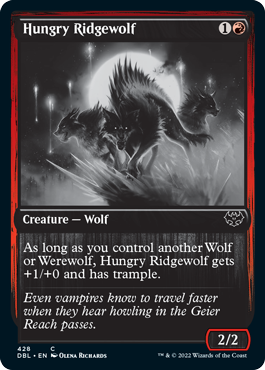 Hungry Ridgewolf [Innistrad: Double Feature] | Lots Moore NSW