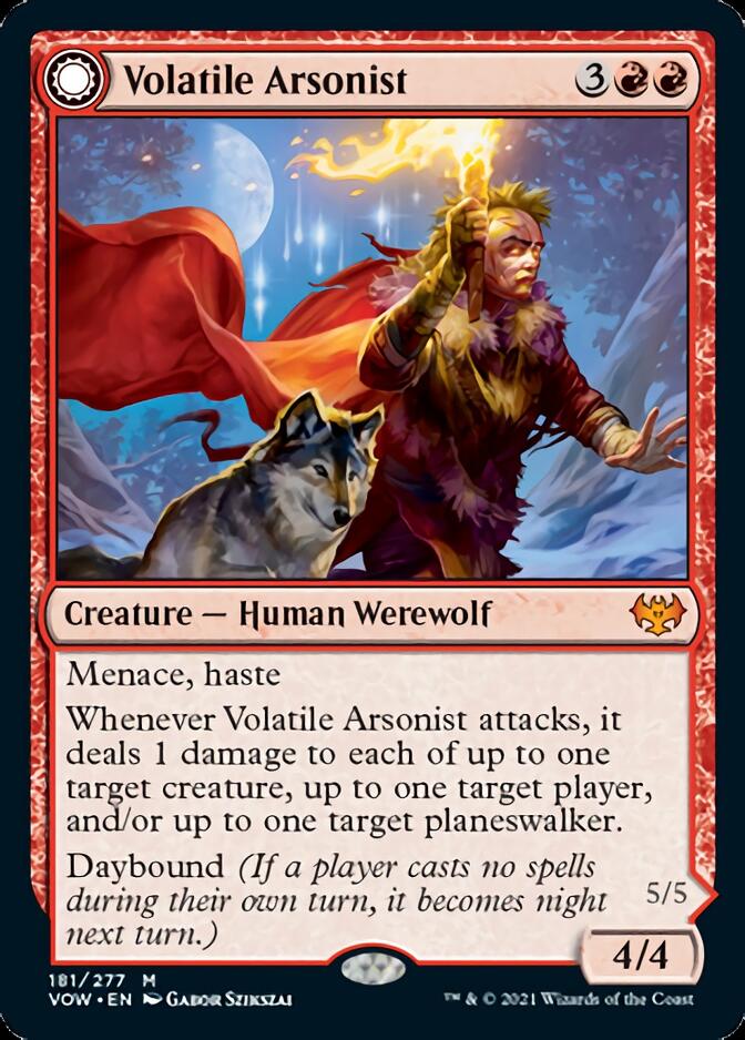 Volatile Arsonist // Dire-Strain Anarchist [Innistrad: Crimson Vow] | Lots Moore NSW