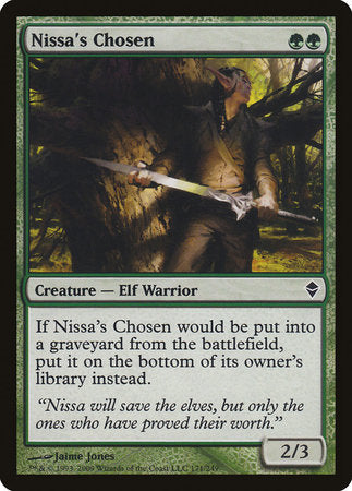 Nissa's Chosen [Zendikar] | Lots Moore NSW