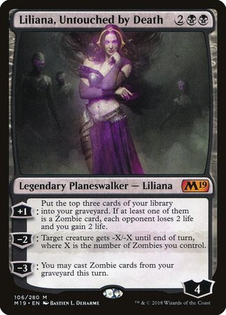 Liliana, Untouched by Death [Core Set 2019] | Lots Moore NSW