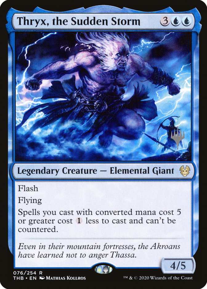 Thryx, the Sudden Storm (Promo Pack) [Theros Beyond Death Promos] | Lots Moore NSW