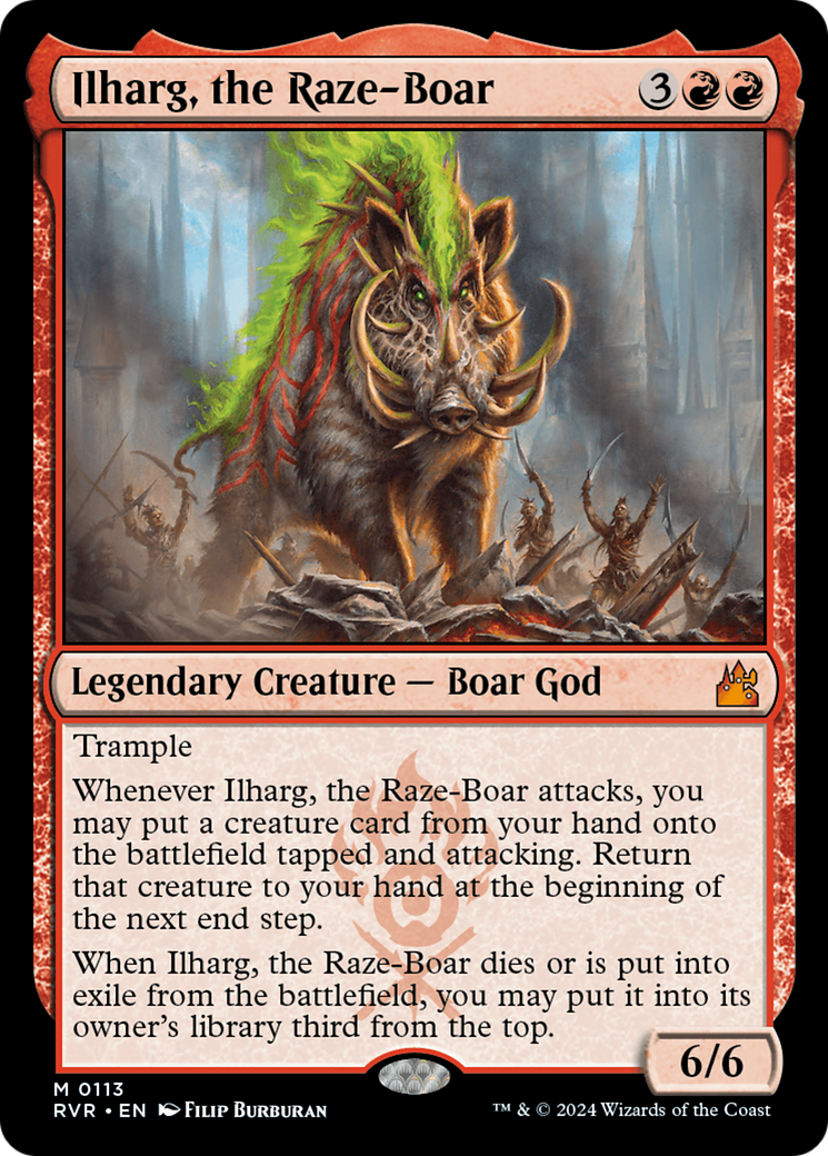 Ilharg, the Raze-Boar [Ravnica Remastered] | Lots Moore NSW